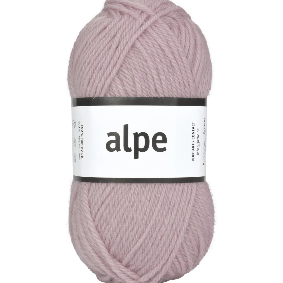 Järbo Garn Alpe 50 g ljusrosa – 36114 Rose melody
