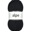 Järbo Garn Alpe 50 g svart – 36118 Black