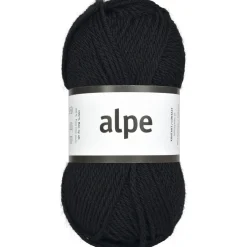 Järbo Garn Alpe 50 g svart – 36118 Black