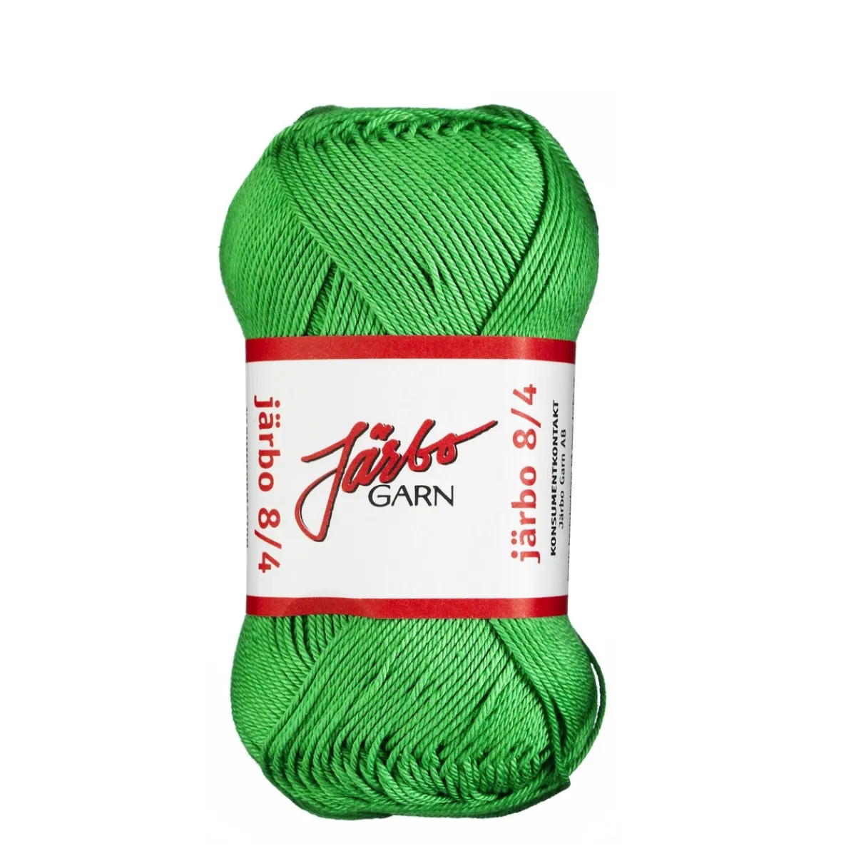 Järbo Garn 8/4 50g ljusgrön – 32041 Pomegranate green | Bomullsgarn
