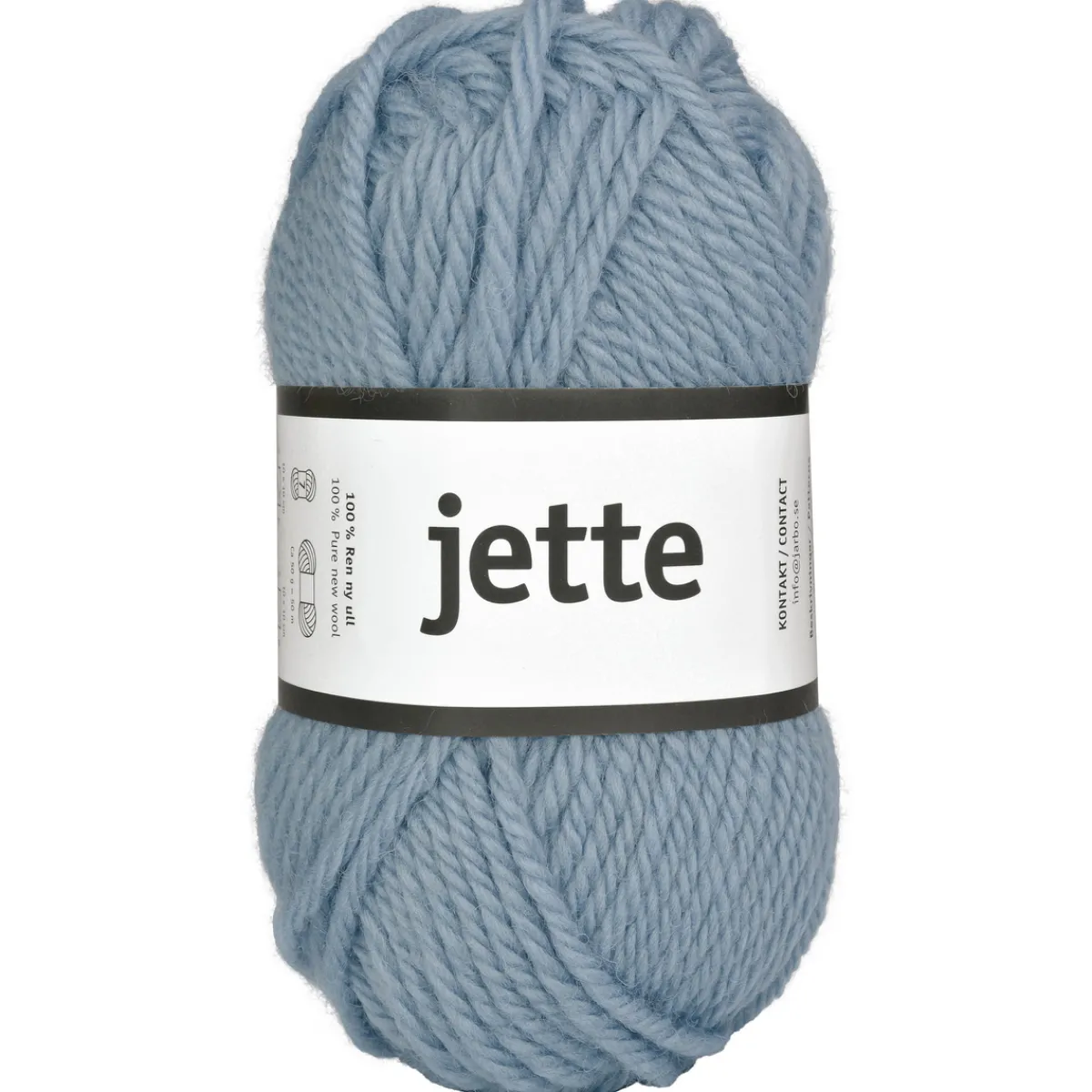 Järbo Garn Jette 50g ljusblå – 26306 Sky blue | Ullgarn