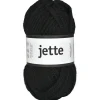 Järbo Garn Jette 50g svart – 26319 Black | Ullgarn