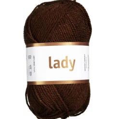 Järbo Garn Lady 50g brun – 44209 Brown | Akrylgarn
