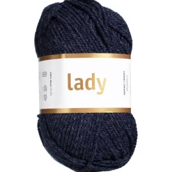 Järbo Garn Lady 50g jeansblå – 44229 Denim melangé
