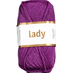 Järbo Garn Lady 50g lila – 44221 Mauve orchid | Akrylgarn