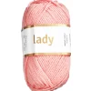 Järbo Garn Lady 50g rosa – 44217 Soft pink | Akrylgarn