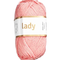 Järbo Garn Lady 50g rosa – 44217 Soft pink | Akrylgarn