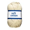 Järbo Garn Soft Cotton 50g beige – 8856 Nature beige