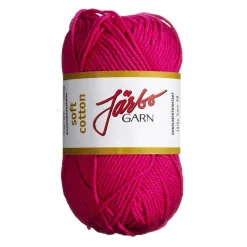 Järbo Garn Soft Cotton 50g cerise – 8825 Strong pink