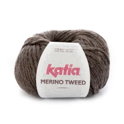Katia Garn Merino Tweed 50g brun – 303 Brown