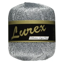 Lammy yarn Garn Lammy Lurex 25g silver