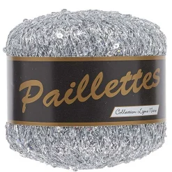Lammy yarn Garn Lammy Paillettes 25g silver 401