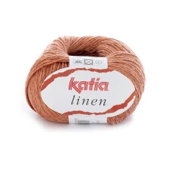 Katia Garn Linen 50g rost | Blandgarner