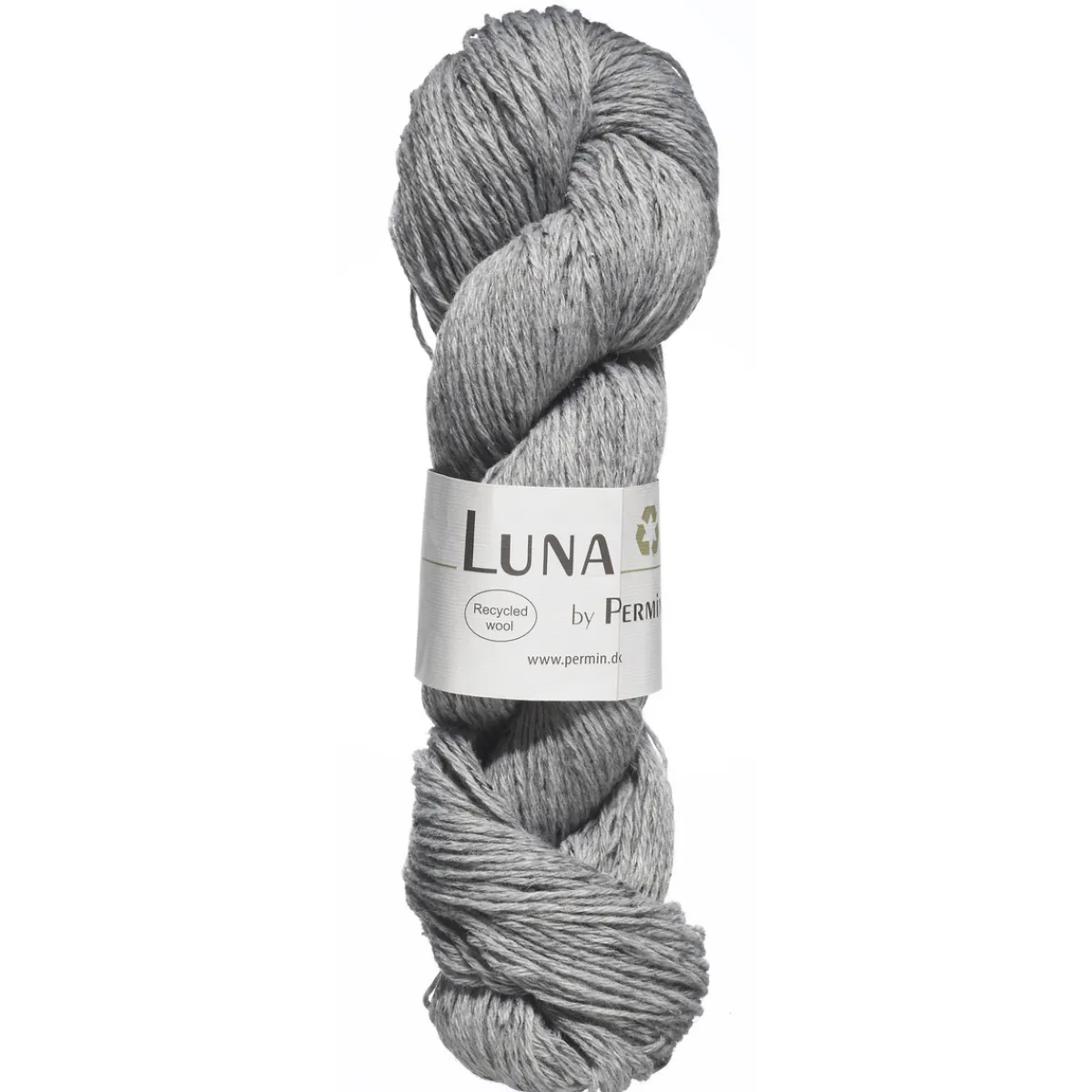 Yarn By Permin Garn Luna 50g ljusgrå
