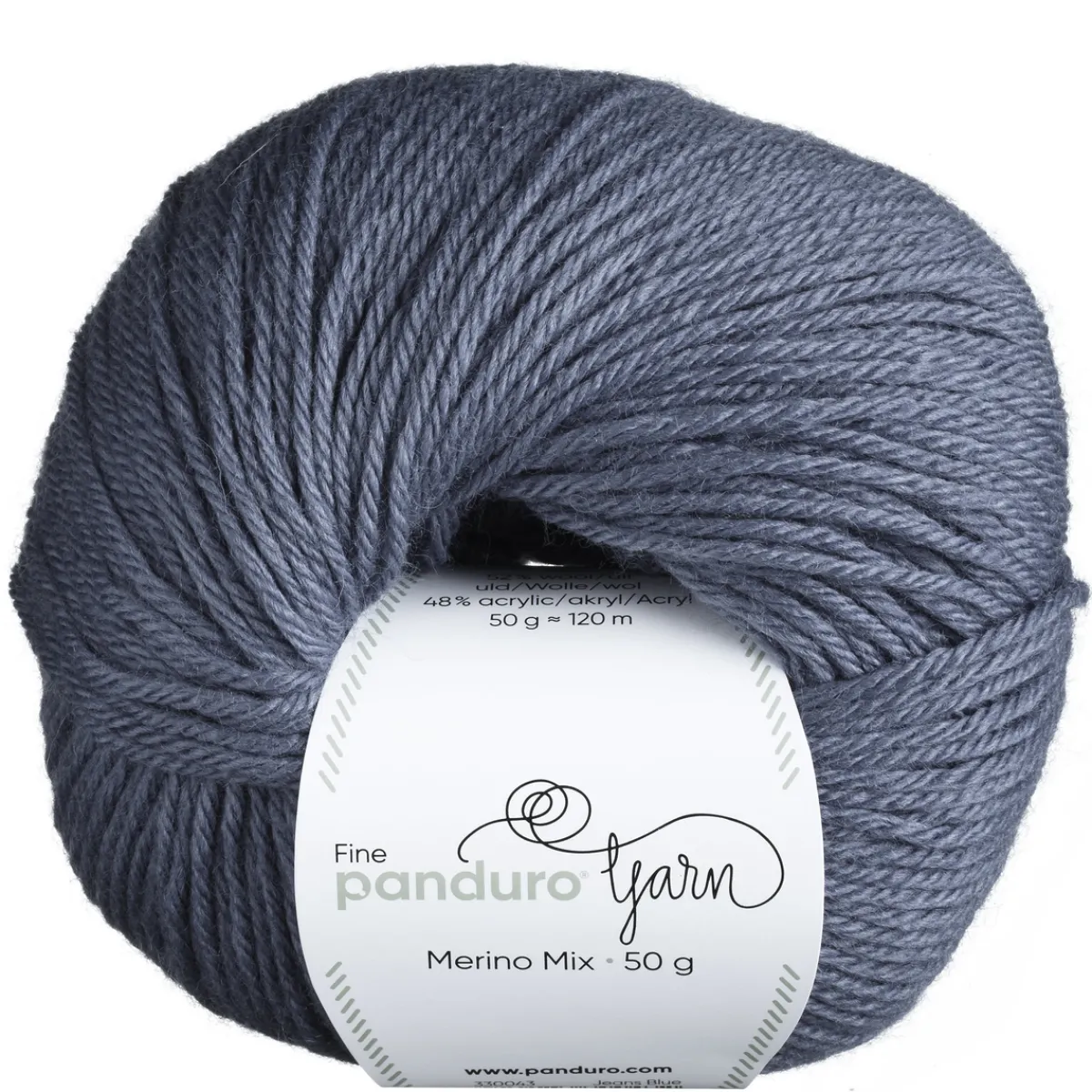 Panduro Yarn Garn Merino Mix 50g jeansblå