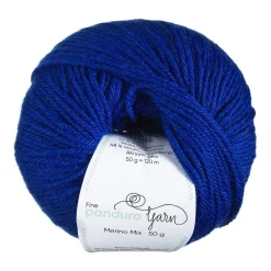 Panduro Yarn Garn Merino Mix 50g koboltblå | Ullgarn