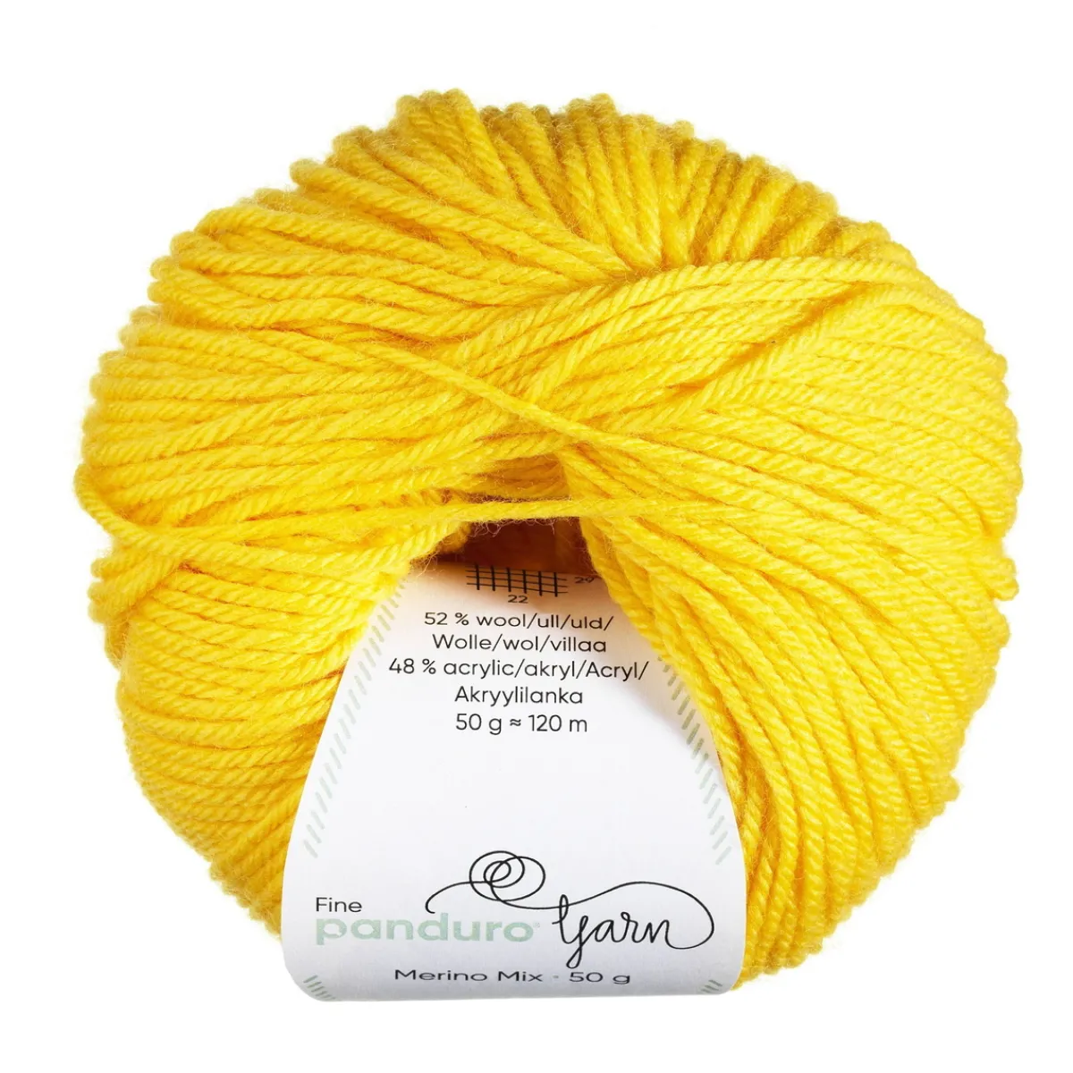 Panduro Yarn Garn Merino Mix 50g solgul