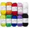Panduro Yarn Garn mininystan av 100% akryl, 10×36 meter i basfärger