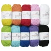Panduro Yarn Garn mininystan 100% bomull – 10 nystan à 30 meter styck | Bomullsgarn