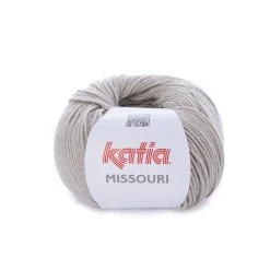 Katia Garn Missouri 50g beige | Bomullsgarn