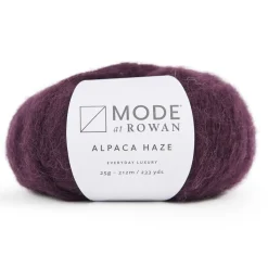 Mode at Rowan yarn Garn Mode at Rowan Alpaca Haze 25g – Merlot 020 | Ullgarn