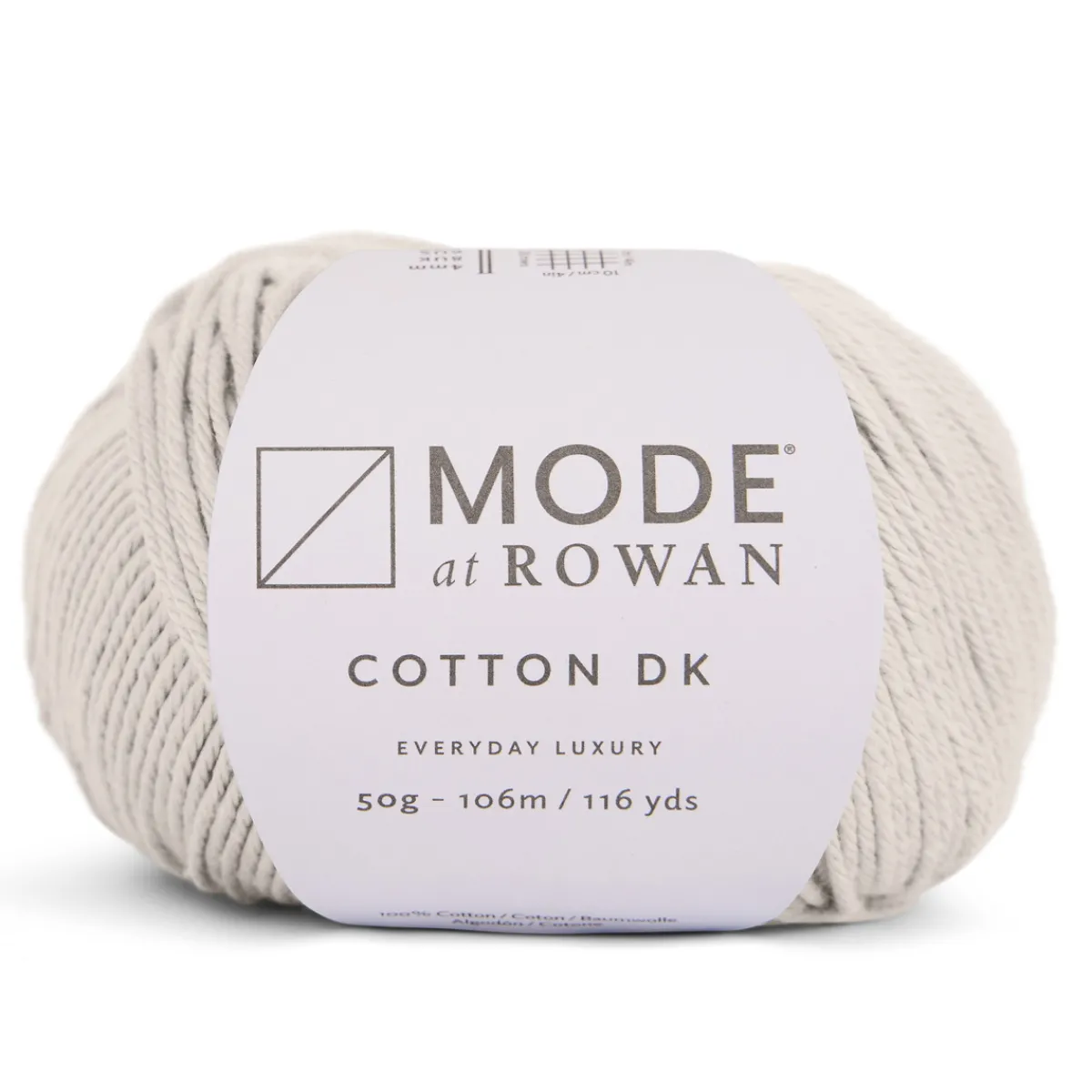 Mode at Rowan yarn Garn Mode at Rowan Cotton DK 50g – Fossil 016