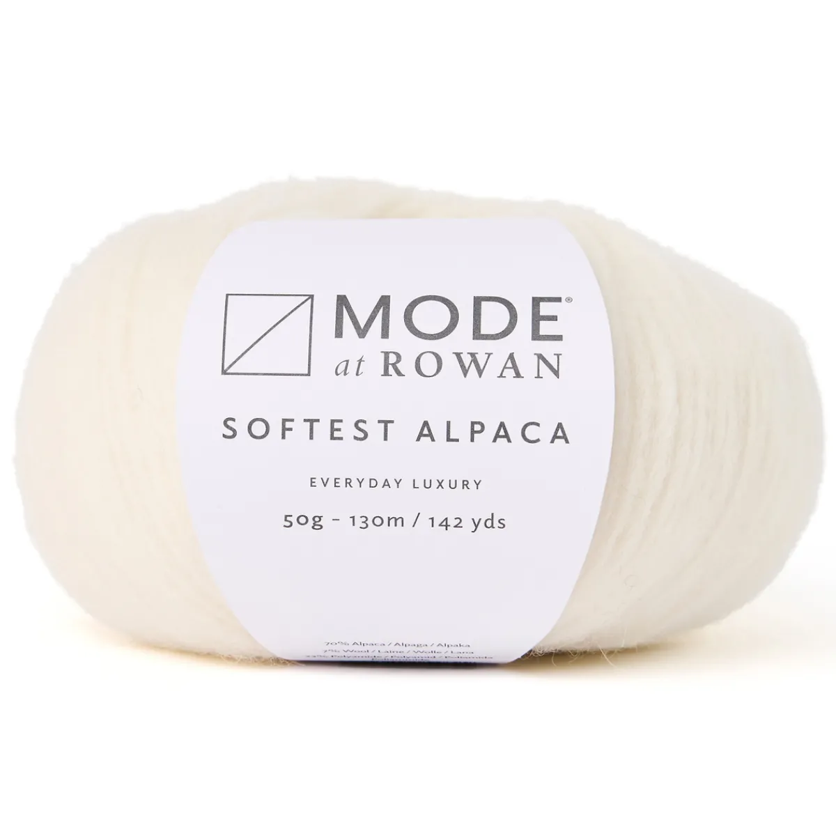 Mode at Rowan yarn Garn Mode at Rowan Softest Alpaca 50g – Cloud 014 | Ullgarn
