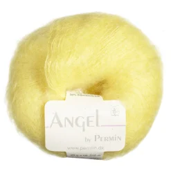 Yarn By Permin Garn Permin Angel 25g gul 884175