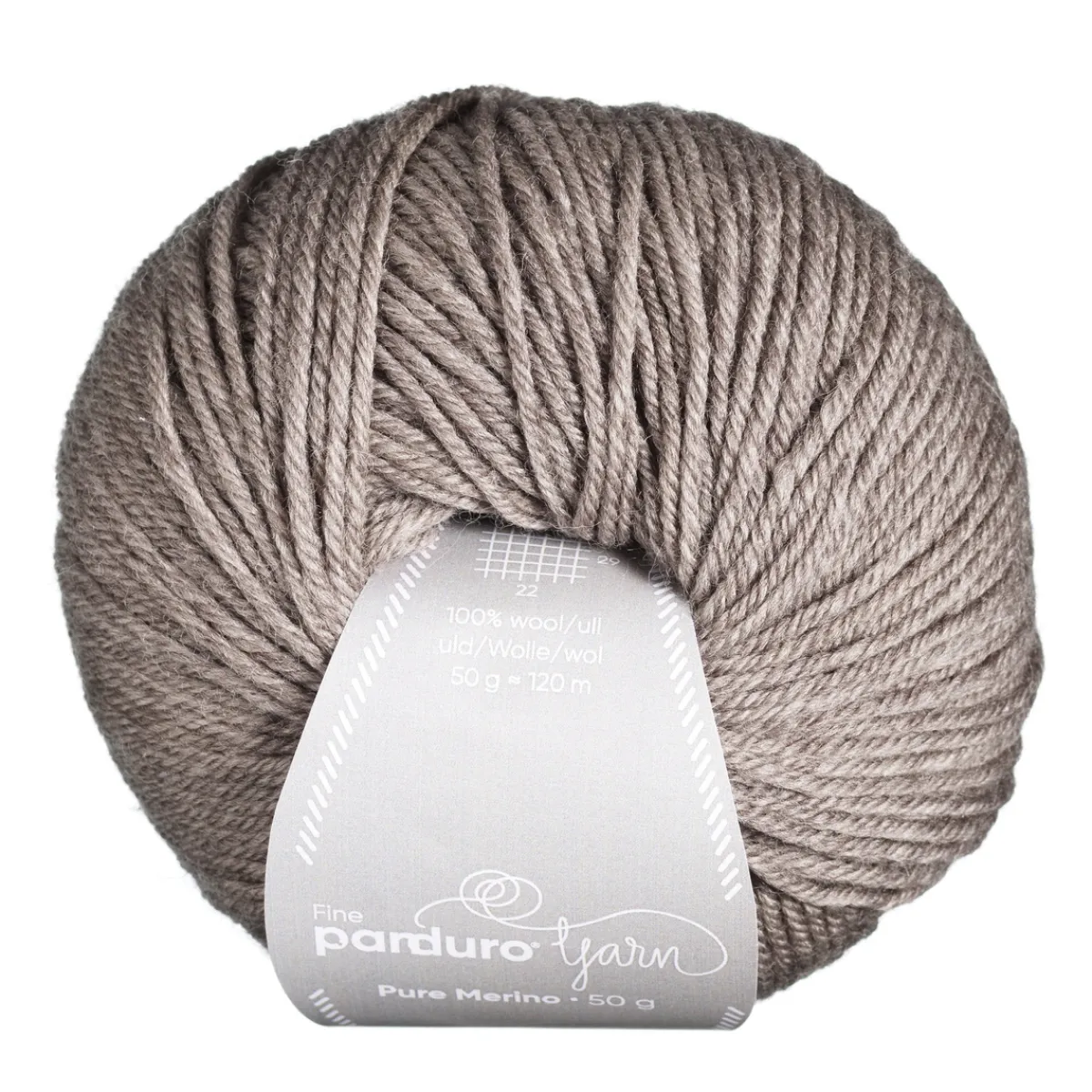 Panduro Yarn Garn Pure Merino 50g brun