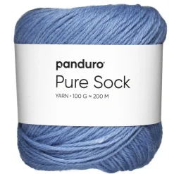 Panduro Yarn Garn Pure Sock 100g blå | Ullgarn