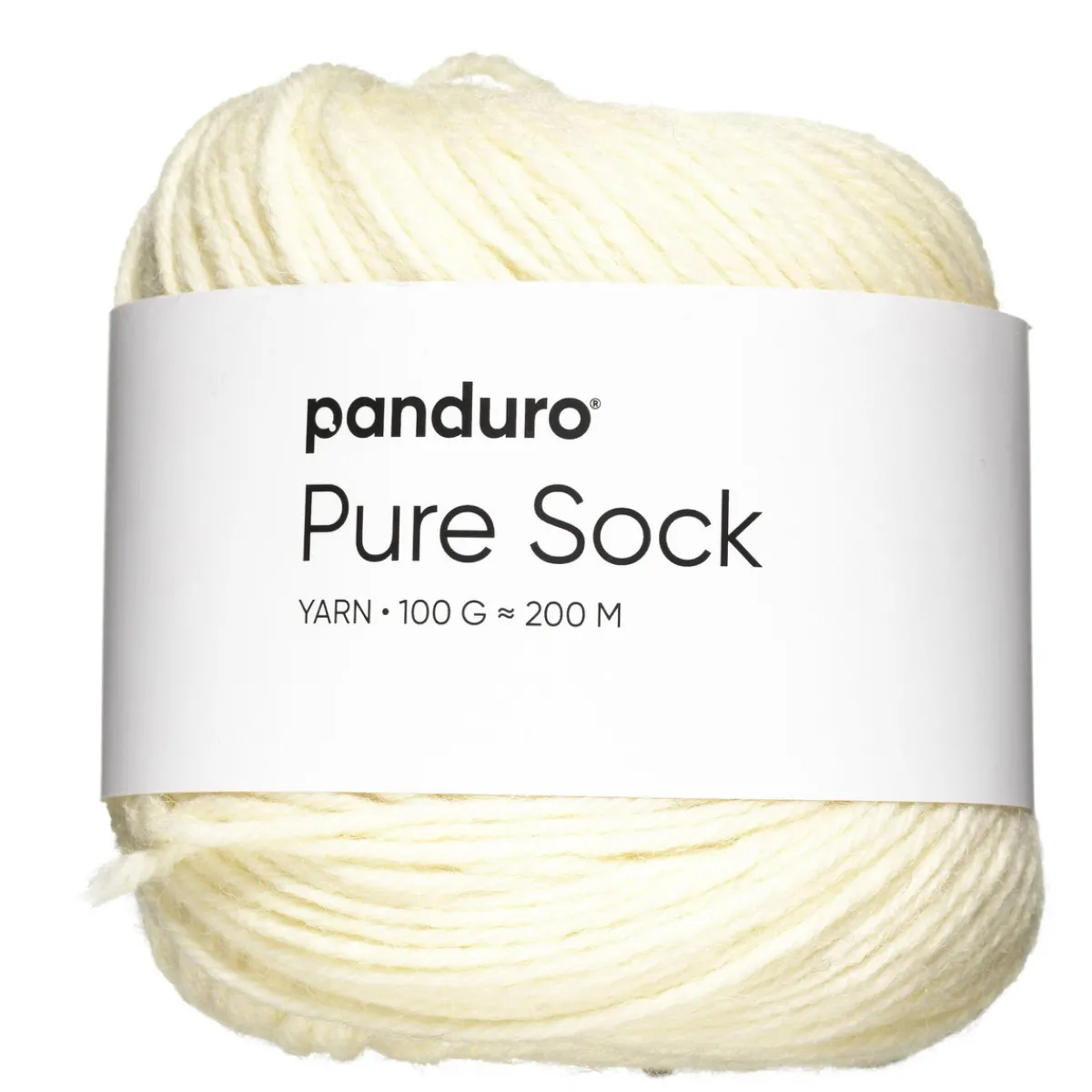 Panduro Yarn Garn Pure Sock 100g creme | Ullgarn