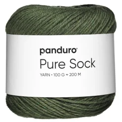 Panduro Yarn Garn Pure Sock 100g mörkgrön