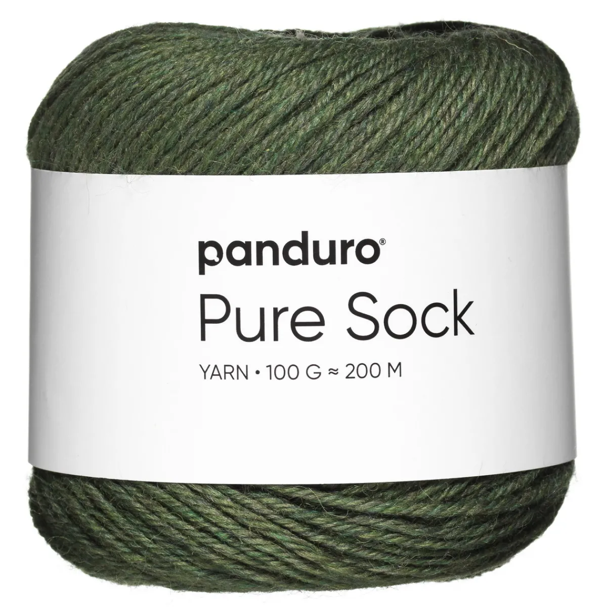Panduro Yarn Garn Pure Sock 100g mörkgrön