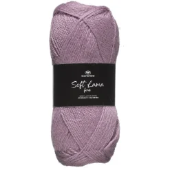 Svarta Fåret Garn Soft Lama Fine 50g lila – Lilac bush 961