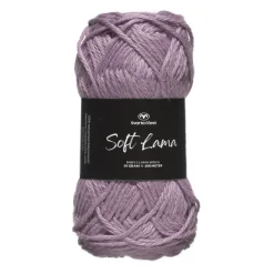 Svarta Fåret Garn Soft Lama 50g ljuslila – Lilac bush 61