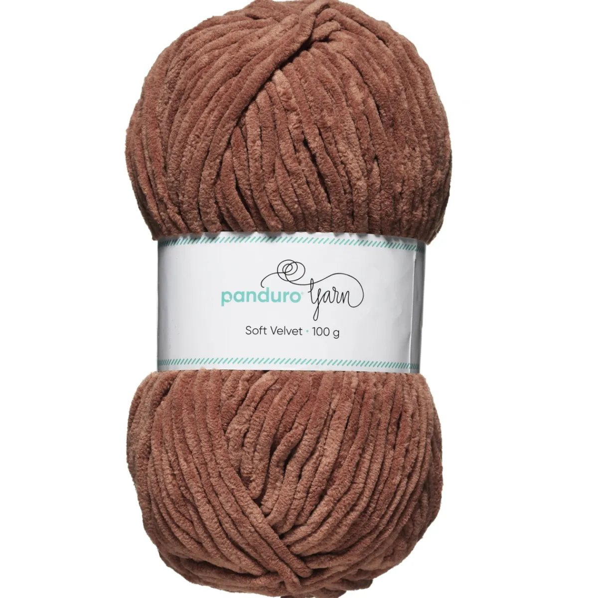 Panduro Yarn Garn Soft Velvet 100g brun