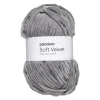 Panduro Yarn Garn Soft Velvet 100g grå | Akrylgarn