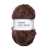 Panduro Yarn Garn Soft Velvet 100g mörkbrun | Akrylgarn