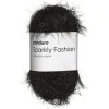 Panduro Yarn Garn Sparkly Fashion 50g svart | Akrylgarn