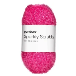 Panduro Yarn Garn Sparkly Scrubby 50g ceris | Akrylgarn