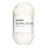 Panduro Yarn Garn Sparkly Scrubby 50g vitt iriserande & färgskiftande | Akrylgarn