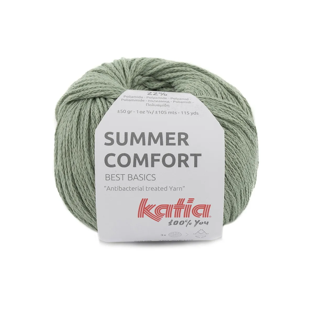 Katia Garn Summer Comfort 50g khaki