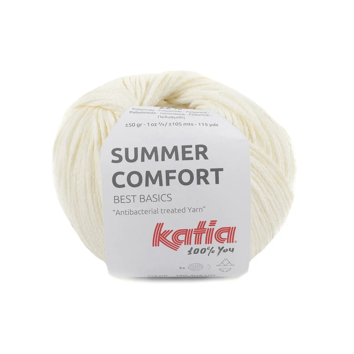 Katia Garn Summer Comfort 50g oblekt