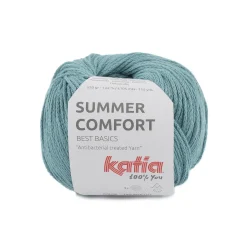 Katia Garn Summer Comfort 50g turkos | Blandgarner