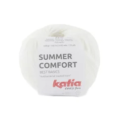 Katia Garn Summer Comfort 50g vit | Blandgarner