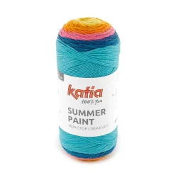 Katia Garn Summer Paint 150g färgstark (503 på bilden) | Akrylgarn