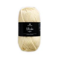 Svarta Fåret Garn Ulrika Reflex 50g creme – 005 Natural white | Ullgarn