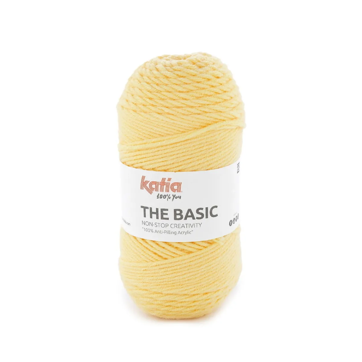 Katia Garn The Basic 50g ljusgul
