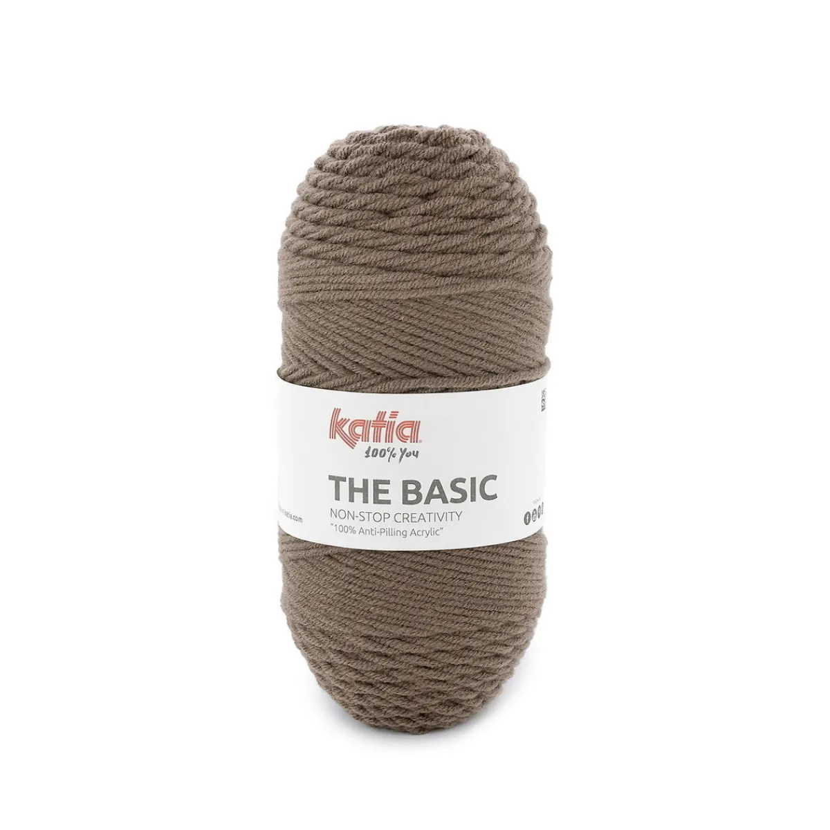 Katia Garn The Basic 50g mullvadsbrun