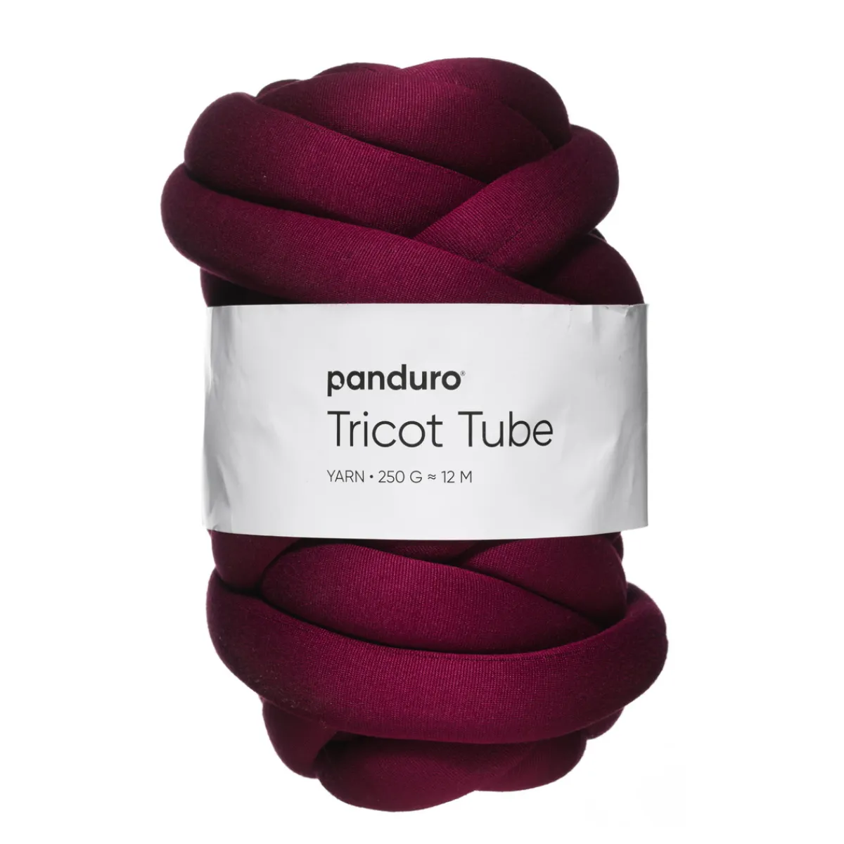 Panduro Yarn Garn Tricot Tube 250g vinröd